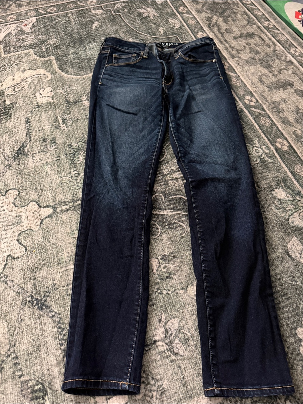 American Eagle Outfitters Women Skinny Jeans - Dark Indigo